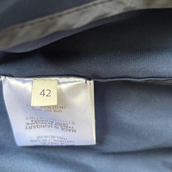 Stella McCartney Navy Blue Cropped Anorak Jacket - Picture 5 of 7